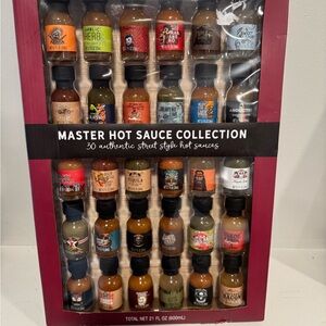 Master Hot Sauce Collection - Assorted Colorful Bottles